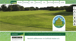 Desktop Screenshot of golfclub-hatten.de